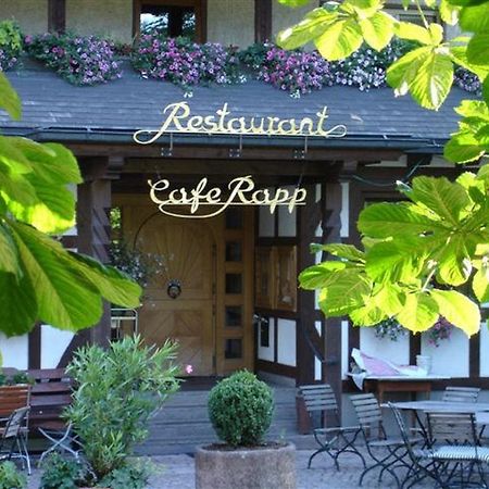 Hotel Restaurant Cafe Rapp Königsfeld im Schwarzwald Exterior foto