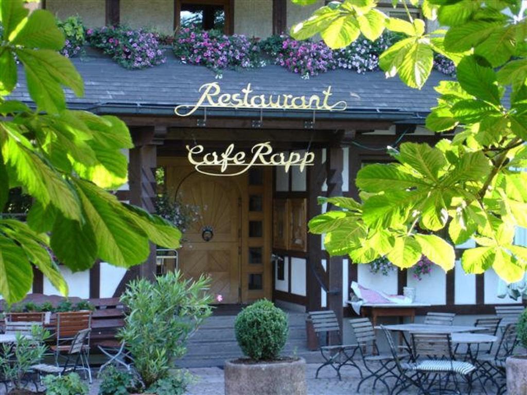 Hotel Restaurant Cafe Rapp Königsfeld im Schwarzwald Exterior foto